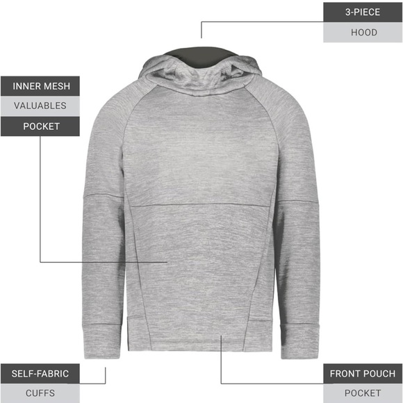 Holloway Women's pro Performance Fleece Hoodie - Picture 4 of 7